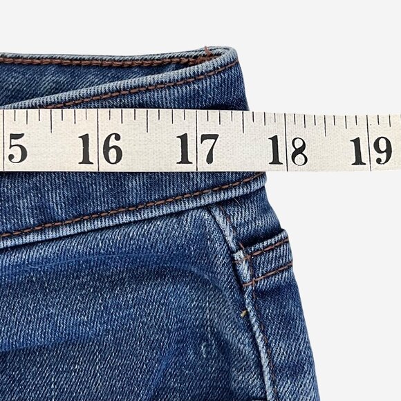 Old Navy Womens Pop Icon Skinny Jeans Size 12L Distressed Look EUC! - Picture 8 of 11